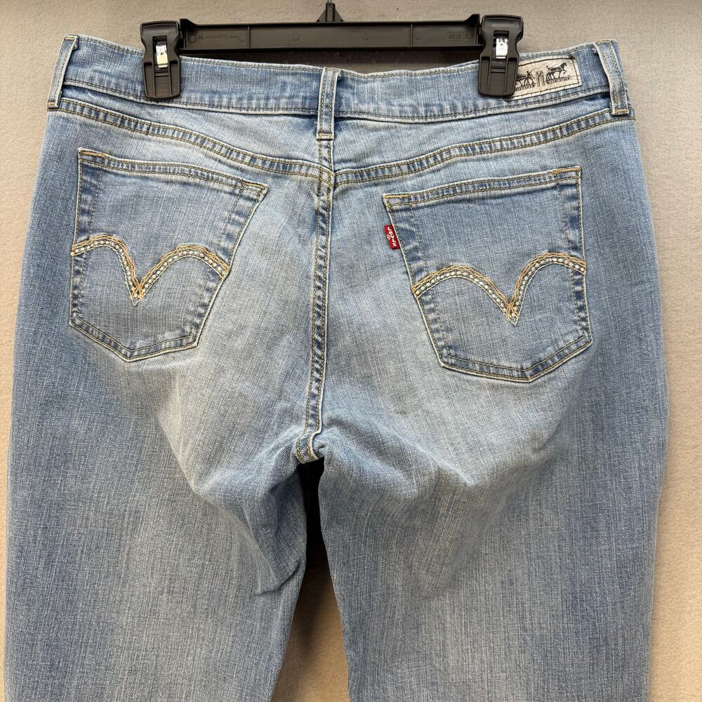 Levi's 515 Jeans Women's 12M 31x32 Light Blue Boot Cut Western Normcore - Picture 3 of 15